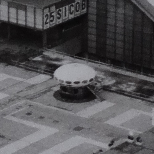 CNIT Aerial Photo Showing Futuro - Undated - Detail