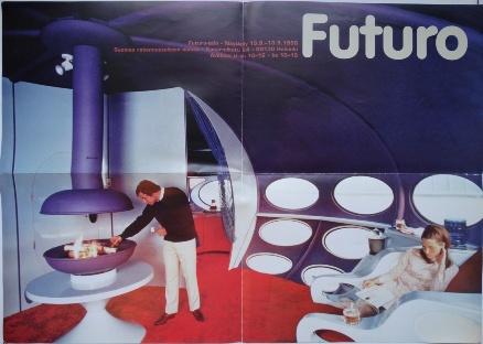Museum of Finnish Architecture 1998 Futuro Exhibition Poster 1