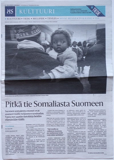 Helsingin Sanomat - Culture Section - 052615 Issue - Cover