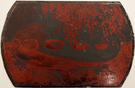 Futuro #001 Hirvensalmi - Vintage Metal Photographic Printing Plate - Front