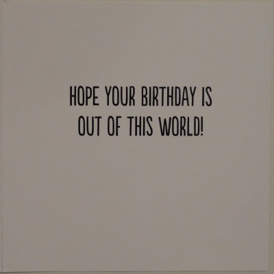 Birthday Card Featuring Milton Futuro - Photo & Card By Gary Knox