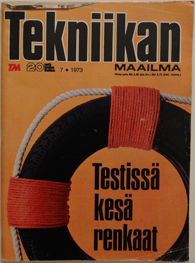 Tekniikan Maailma July 1973 - Cover