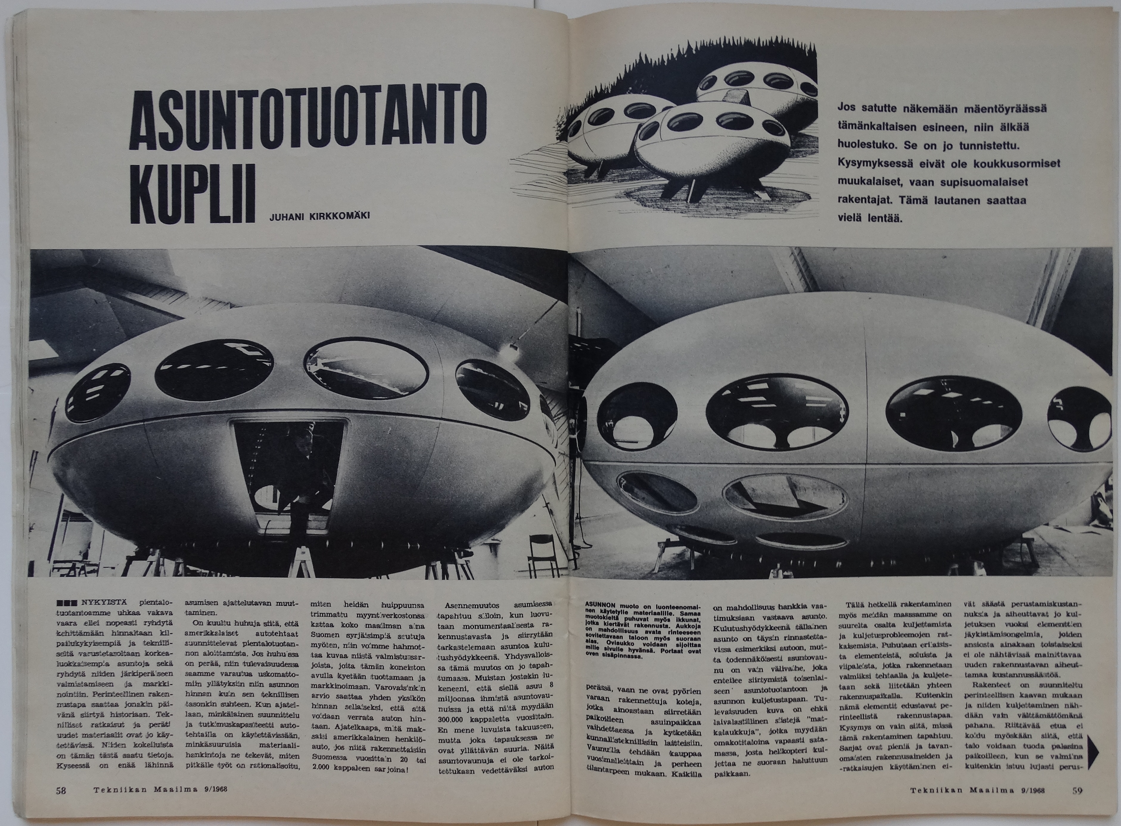 Tekniikan Maailma September 1968 | Pages 58-59