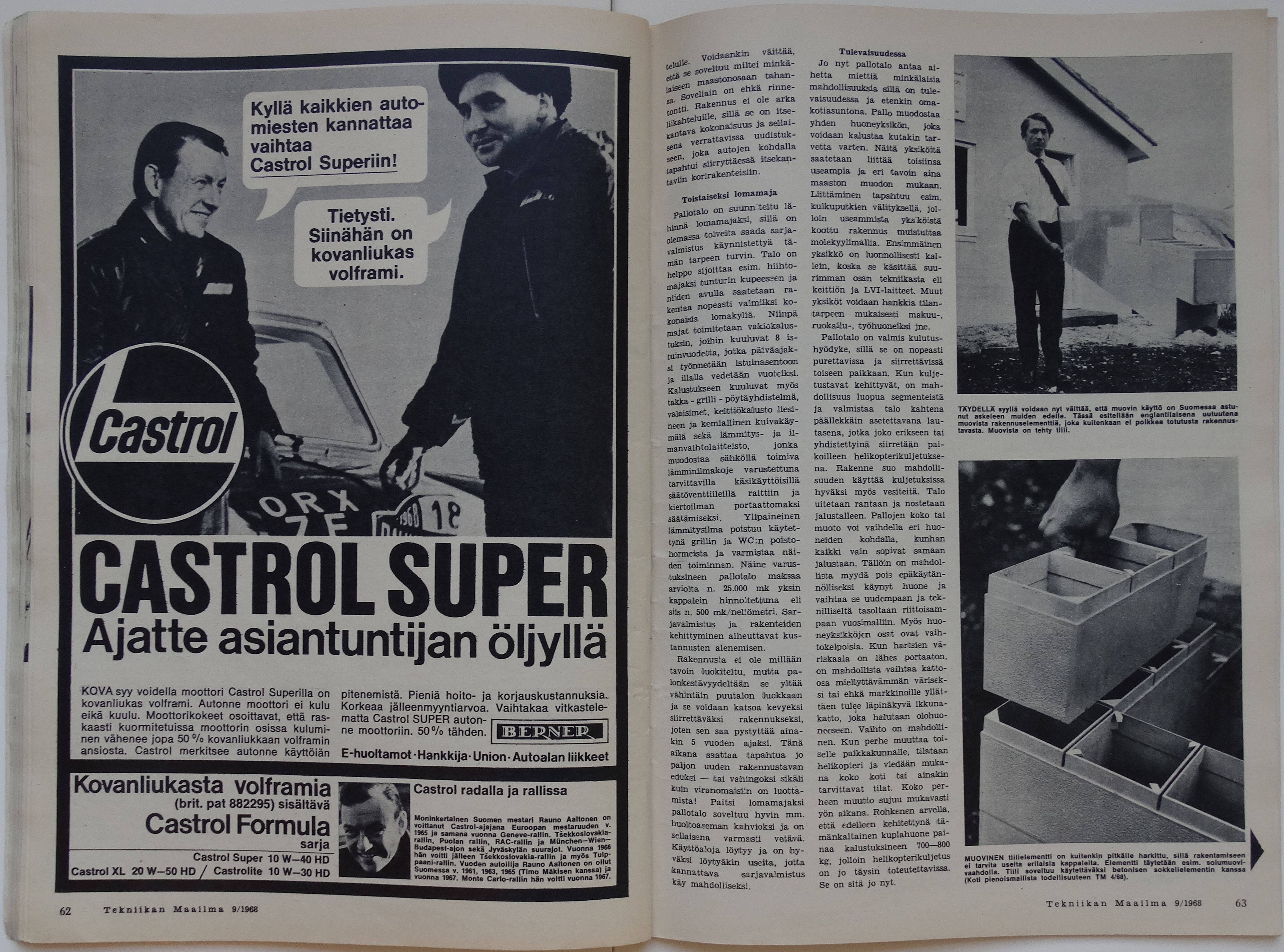 Tekniikan Maailma September 1968 | Pages 62-63