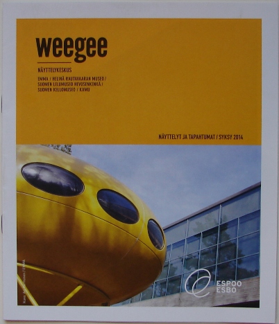 WeeGee Exhibition Center - Exhibition & Events Program Brochure - Fall 2014 - Front