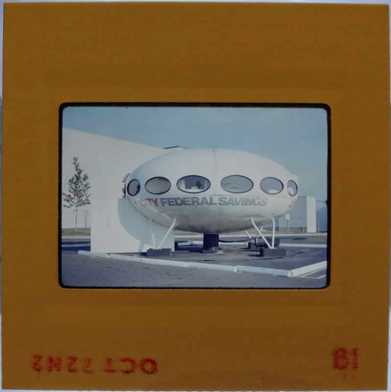 35mm Slide - Futuro Woodbridge Mall October 1972 - 10