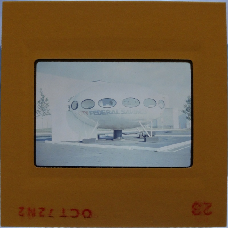 35mm Slide - Futuro Woodbridge Mall October 1972 - 14