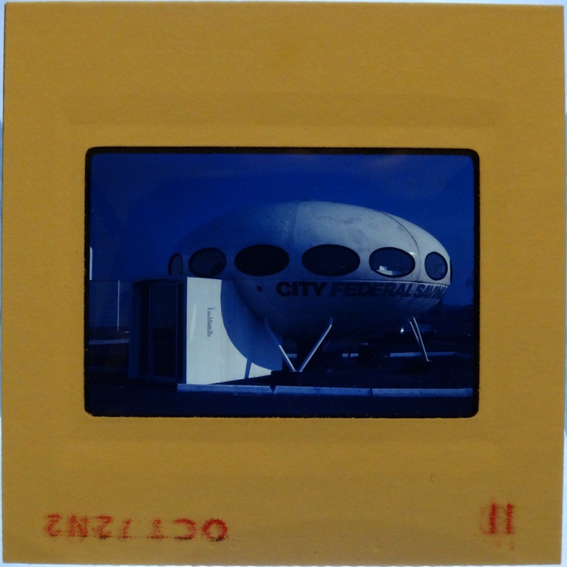 35mm Slide - Futuro Woodbridge Mall October 1972 - 7