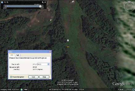 Futuro - Mont Blanc, Quebec, Canada - Google Earth Imagery Dated 080114