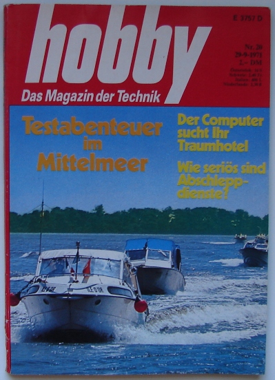 Hobby: Das Magazin der Technik | 092971 | Cover